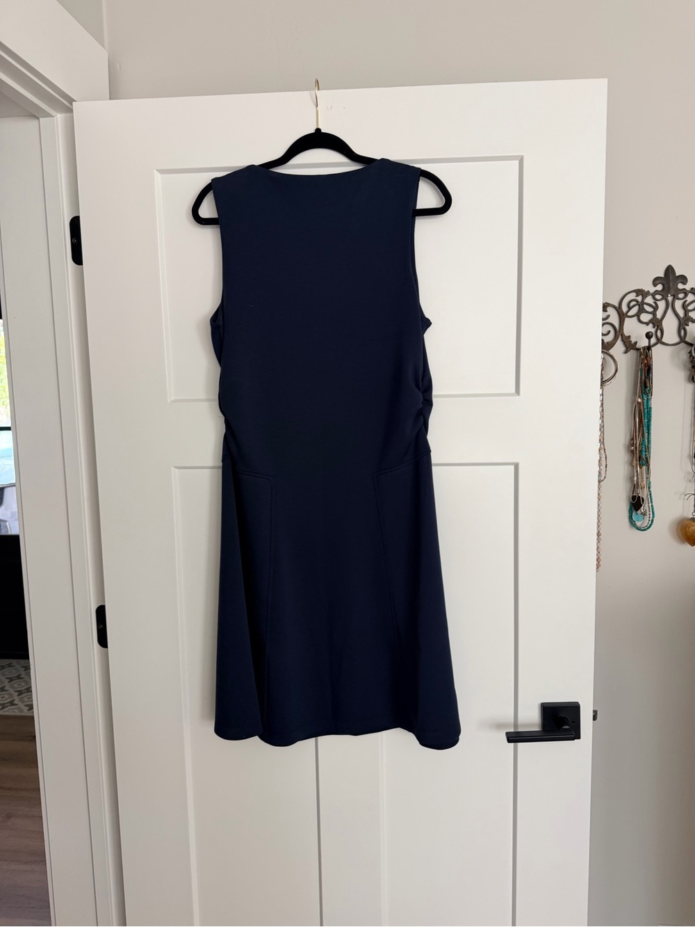 Banana Republic Navy Sleeveless A-Line Dress